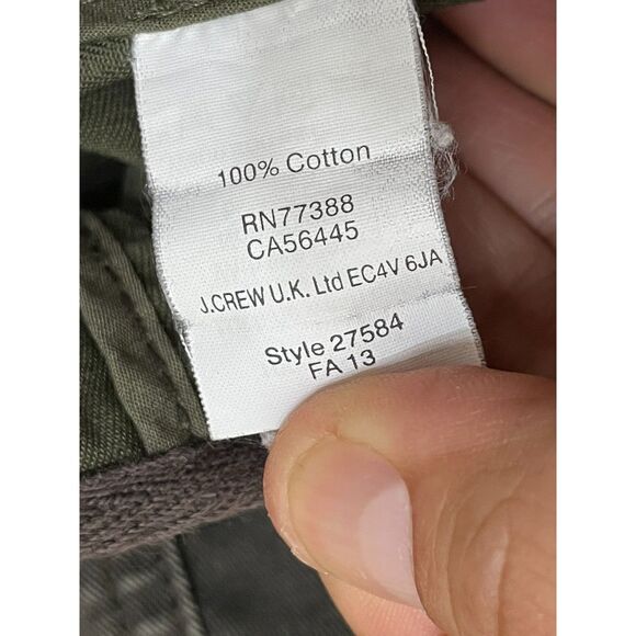 J.Crew Relaxed Boyfriend Field Jacket Women’s XS Brown Olive Cotton Snap Front - Picture 5 of 10